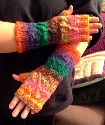 wristwarmer: an accessory used to keep wrists and most of the hands warm while keeping the fingers free. They...