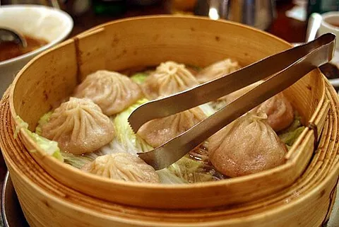 xiaolongbao: a type of dumpling or steamed bun (baozi) associated with eastern China, particularly Nanxiang near...