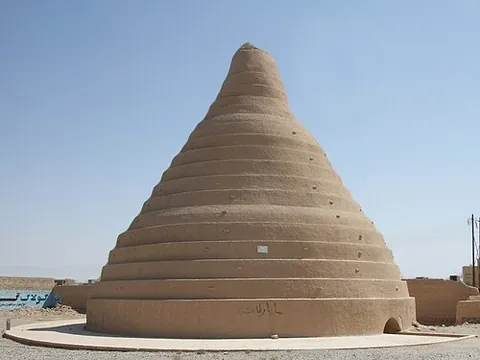 yakhchal: a type of icehouse, built mainly in Persia (present-day Iran), that functions as an evaporative...