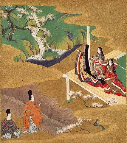 yamato-e: a classical Japanese style of painting, characterized by many small figures, detailed depictions of...