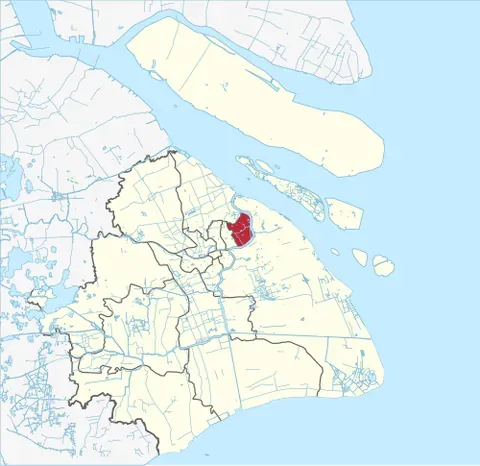 yangpu: a district of Shanghai, China