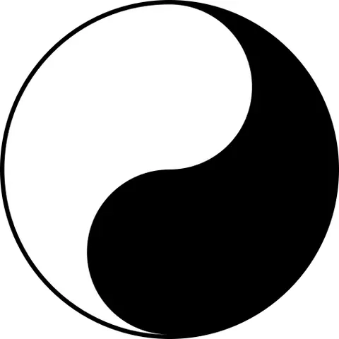 yin-yang: yin and yang