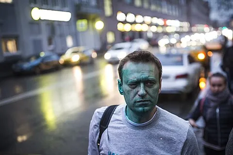 zelyonka: brilliant green, especially when thrown on the body of a victim in Russian politically-motivated...