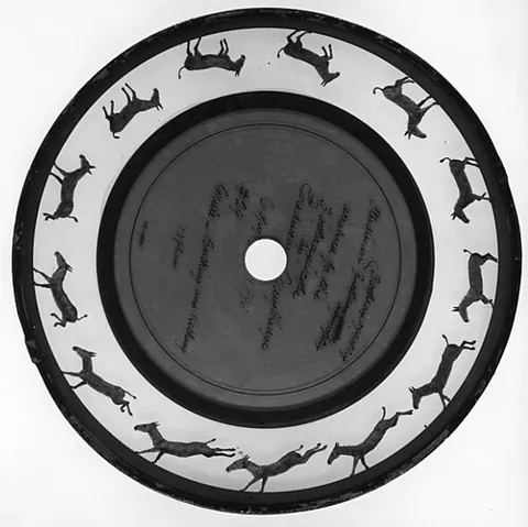 zoopraxiscope: an instrument developed by Eadweard Muybridge in the 1870's, similar to the phenakistoscope. The...